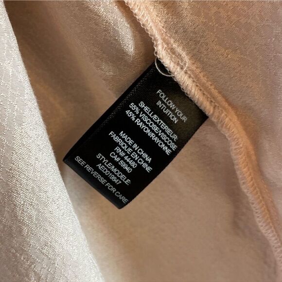 AFRM Milos Long Sleeve Wrap Minidress In Icy Pink Snake || SZ S - Picture 9 of 15